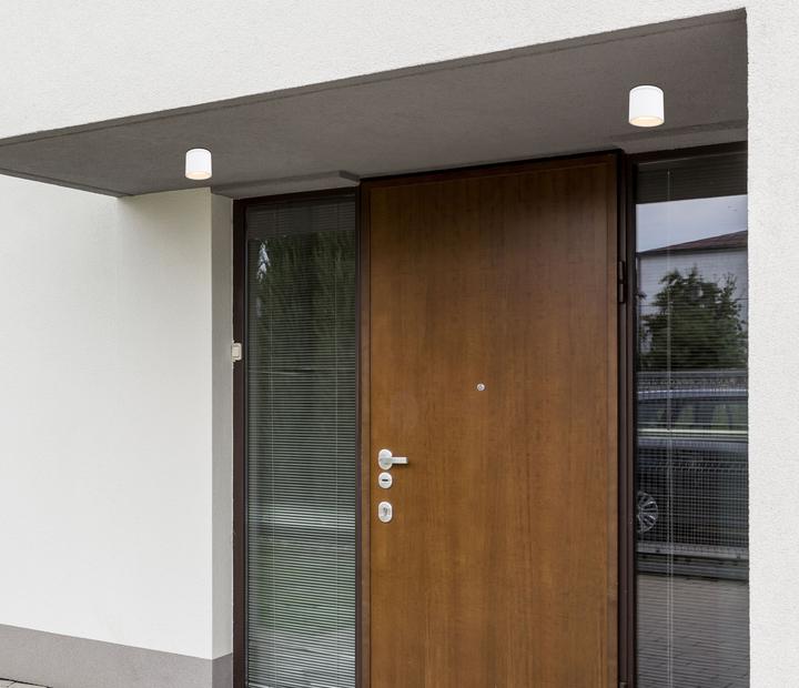 Actual product image Globo Outdoor lamp Alcala white 1xGX53 LED (GX53, IP44)