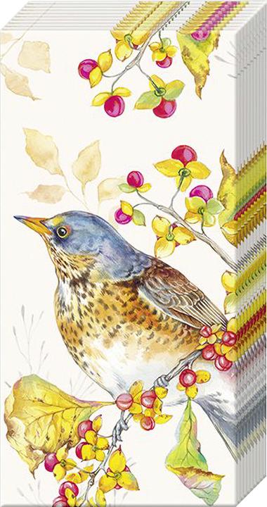 Actual product image IHR Papiertaschentücher "Autumn Birds"