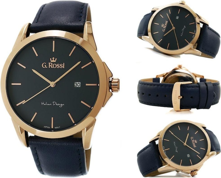 Immagine prodotto Gino Rossi G. Rossi - 3844A2 (zg235j) orologio universale (Orologio da polso analogico)