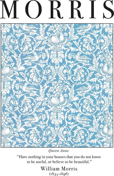 Actual product image Morris & Co Queen Anne Paper Print