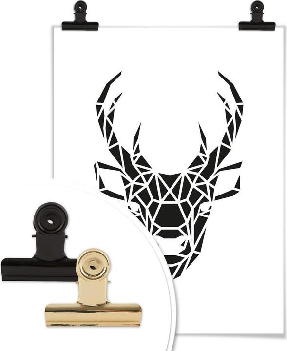 Image du produit Trenddeko Origami cerf (100 x 120 cm)