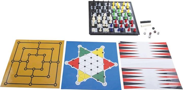 Image du produit Lexibook Jeu de société magnétique - ensemble de 8 jeux en 1 (JGM800) (1 - 6 Joueur)