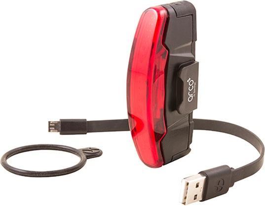 Actual product image Spanninga Arco Flash Rechargeable Rear Light (30 lm)