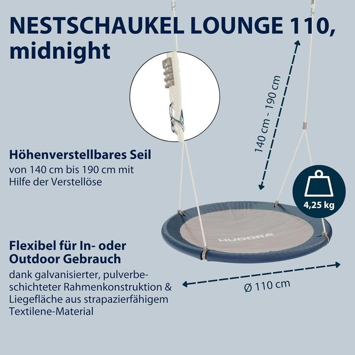 Actual product image Hudora Nest Swing Lounge