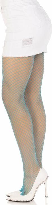 Produktbild Leg Avenue Lycra-Netzstrumpfhose Blau (One Size)