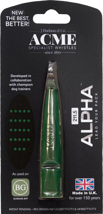 Acme Made Fischietto ad alta frequenza ACME Alpha, 211.5, verde scuro (Destrezza)