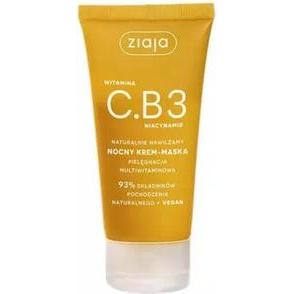 Ziaja, Gesichtsmaske, Vitamin C.B3 Niacinamide Night Cream-Mask - Multivitamin Night Cream-Mask 50ml (50 ml)
