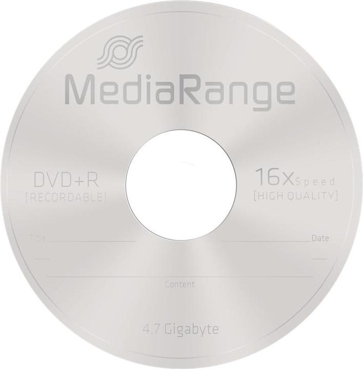 Produktbild MediaRange MR419, DVD+R, 16x, Slimcase 5 (5 x)