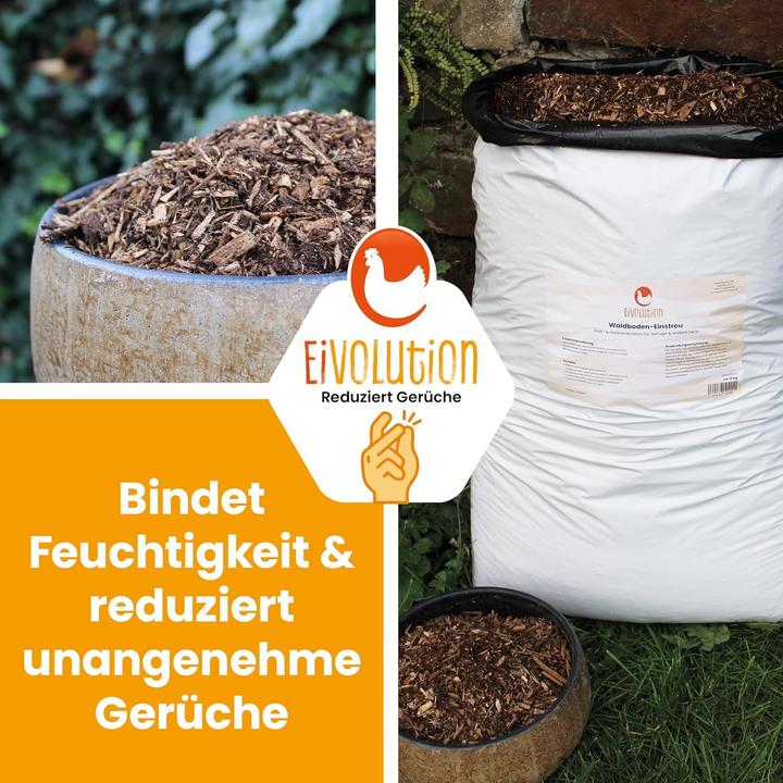 Produktbild Eivolution Waldboden-Einstreu für Stall & Voliere (12 kg, Einstreu)
