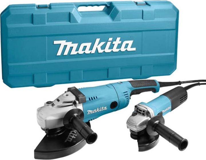 Produktbild Makita DK0053G Winkelschleifer-Set inkl. Transportkoffer, GA9020 & 9558HNR (230 mm)