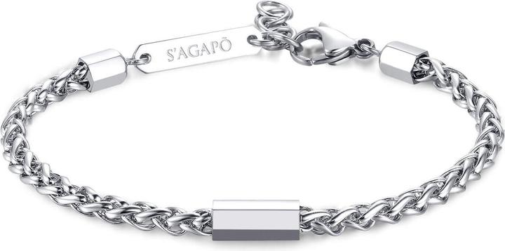 Image du produit Sagapo S'AgapÃµ - Bracelet en acier moderne Ripple SRP15