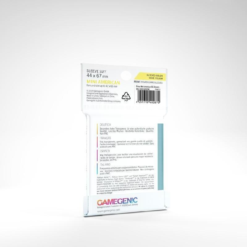 Thumbnail - Gamegenic GGS10052 - PRIME Hüllen, amerikanische Minigrösse 44 x 67 mm - Transparent (50 Hüllen)