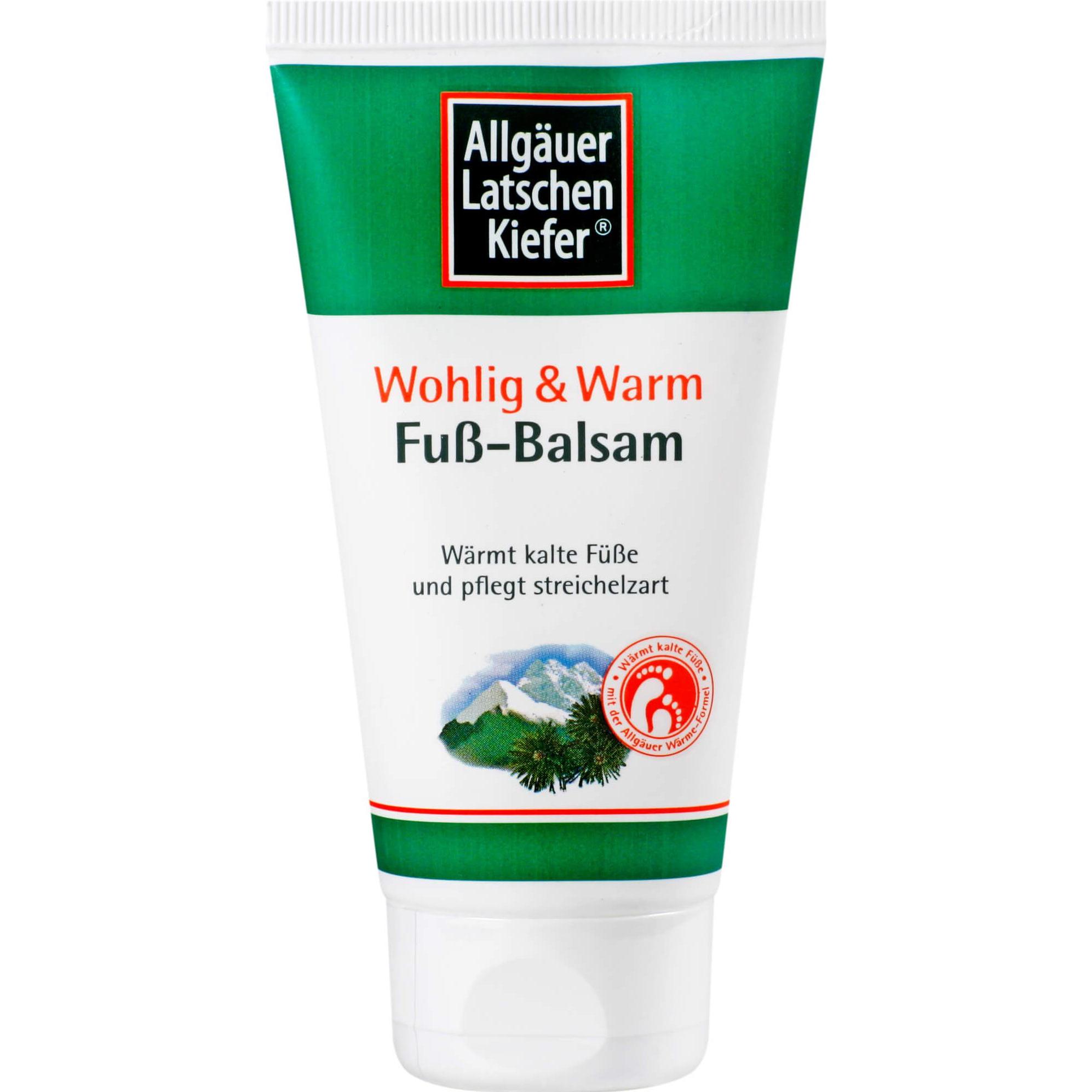 Allgäuer, Fusspflegemittel, Fuss Balsam wohlig&warm (Fusscrème & Fussgel, 75 ml)