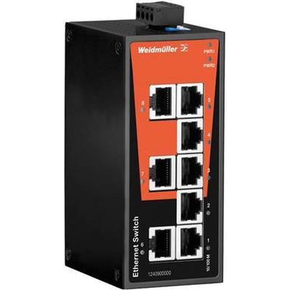 Weidmüller Rete IE-SW-BL08T-8TX (8 porte), Switch di rete