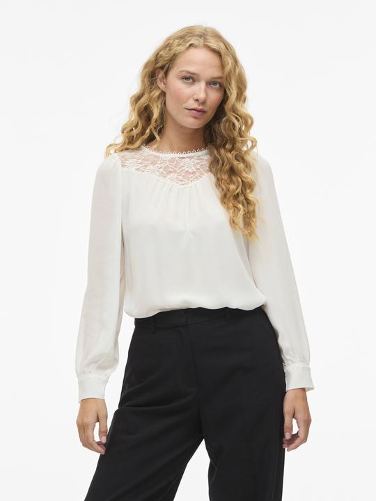 Actual product image Vila VIFREDE Spitzen Oberteil mit langen Ärmeln (42)