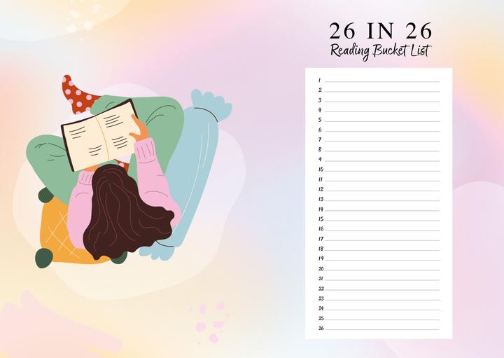 Actual product image Eat, read, sleep, repeat – Mein Jahresplaner 2026: Für alle (21 x 15.5 cm, 1 week / 2 pages)