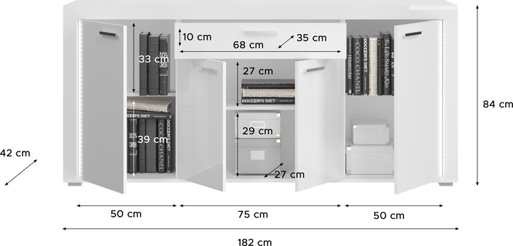 Immagine prodotto Xonox Home Lucernario (182 x 42 x 84 cm)