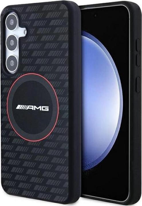 Produktbild Mercedes AMG AMHMM23SMRK + S926 czarny/black hardcase Silicone Carbon Pattern MagSafe (Samsung Galaxy S24+)
