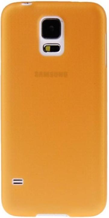 Produktbild König Design Schutzhülle Case Ultra Dünn 0,3mm für Handy Samsung Galaxy S5 / S5 Neo orange Transparent (Samsung Galaxy S5, Samsung Galaxy S5 Neo)
