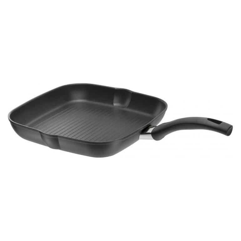 Ballarini Poêle à griller Rialto, Poêle + casserole, Noir