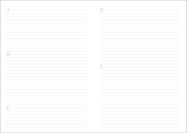 Produktbild Heye Tagebuch-Agenda Lady (A5, 1 Woche / 1 Seite)