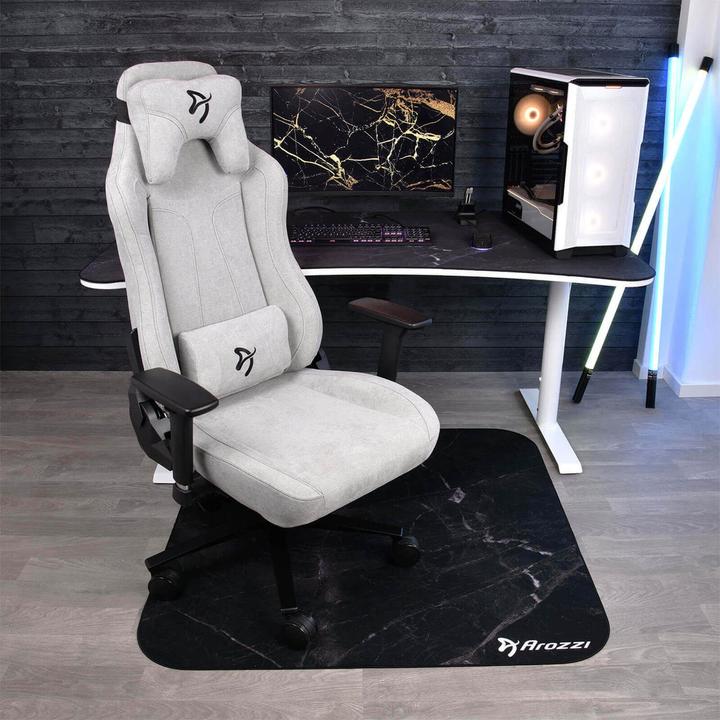 Actual product image Arozzi Computer chairs / desks ZONA Quattro Floor Pad | Black Marble (116 x 116 cm)