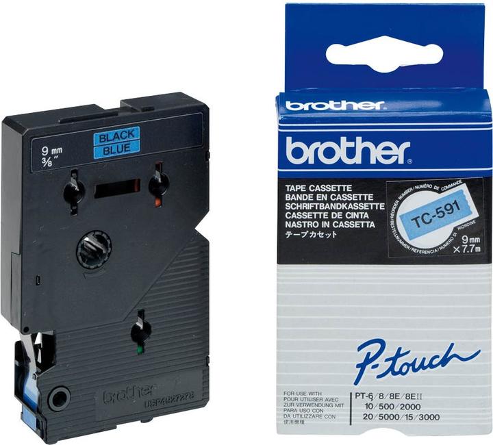 Actual product image Brother P-Touch (0.90 cm, Blue)