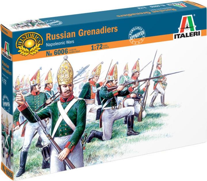 Actual product image Italeri 1:72 Russische Grenadiere Nap. Krieg