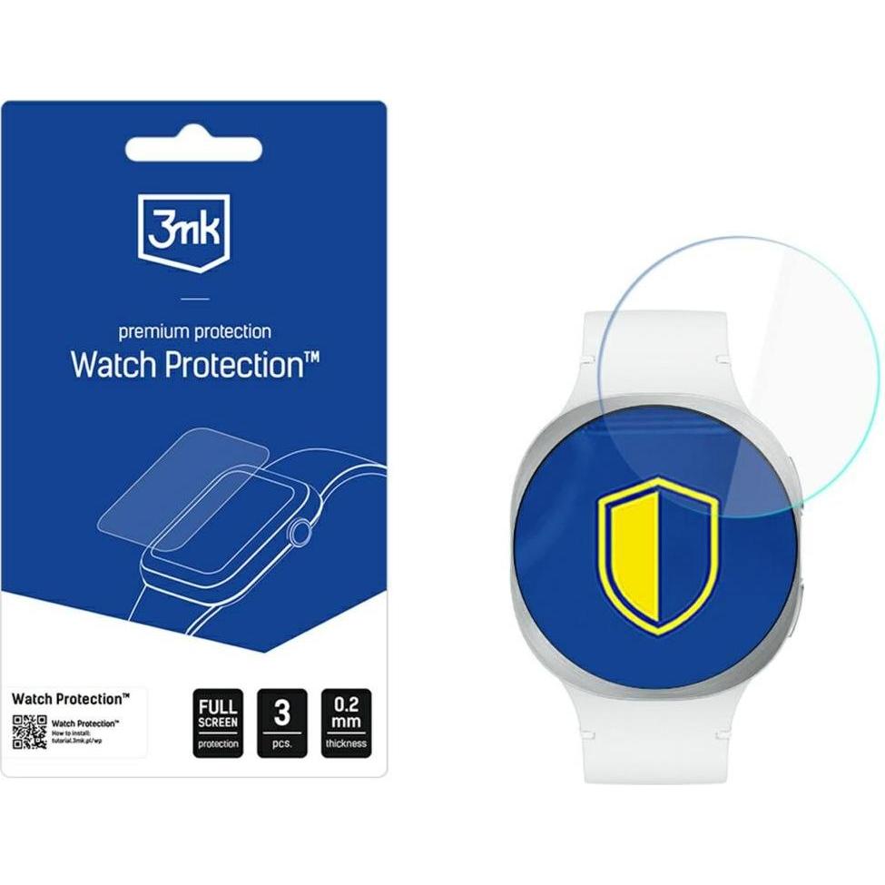 3MK Watch Protection FlexibleGlass Hybridglas für Samsung Galaxy Watch 8 40mm, Accessori per smartwatch