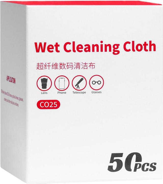 Productafbeelding Ulanzi CO25 Hoge Dichtheid Vezel Lens Schoonmaakdoekje 50st