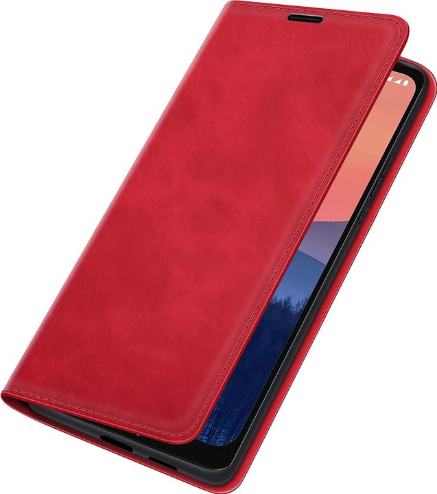 Actual product image Cazy Book Case Compatible with Nokia C21 - Cover Foldable Magnetic Leatherette - (Nokia C21)