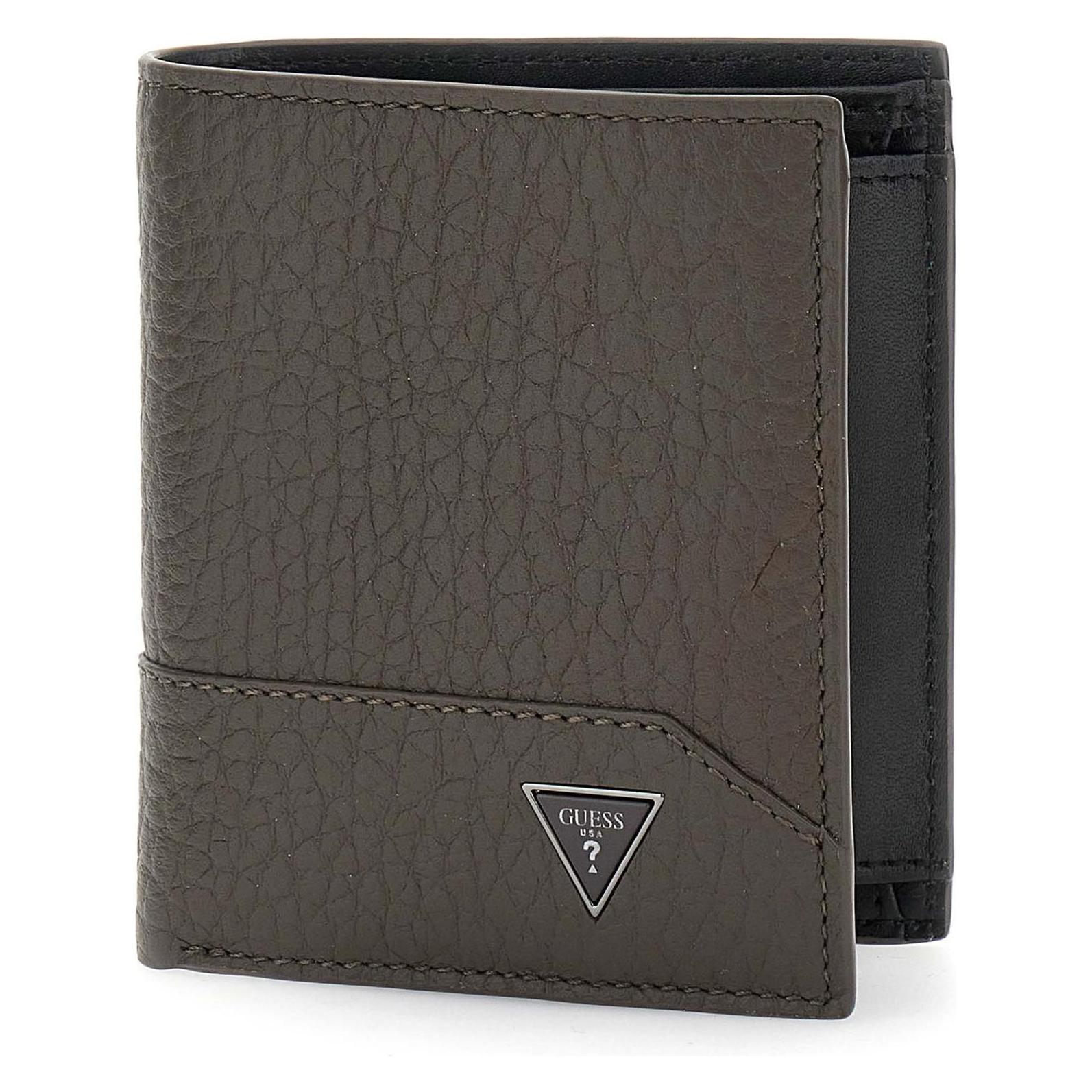Guess, Herren, Portemonnaie, Torino Bifold Wallet, Braun