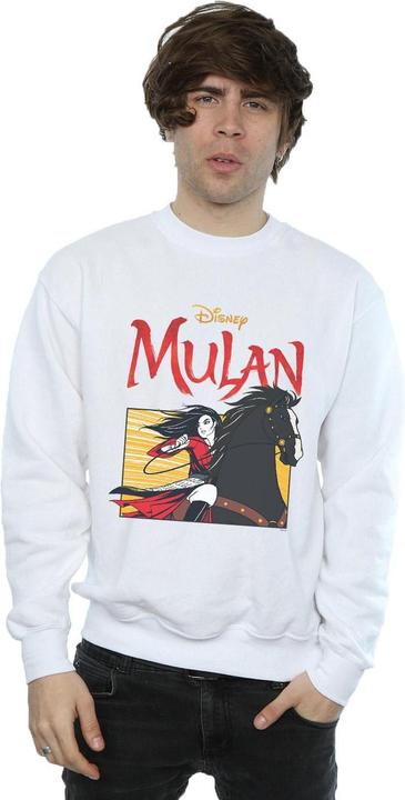 Actual product image Disney Mens Mulan Movie Horse Frame Sweatshirt (XXL)