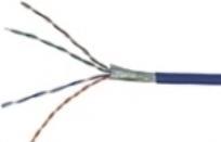Actual product image Goobay CAT 5e network cable, F/UTP, Blue, 100 m (F/UTP, CAT5e, 100 m)