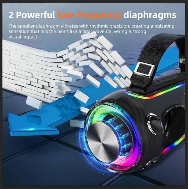 Actual product image Liluosuo Karaoke-Maschine (2x 20 W)