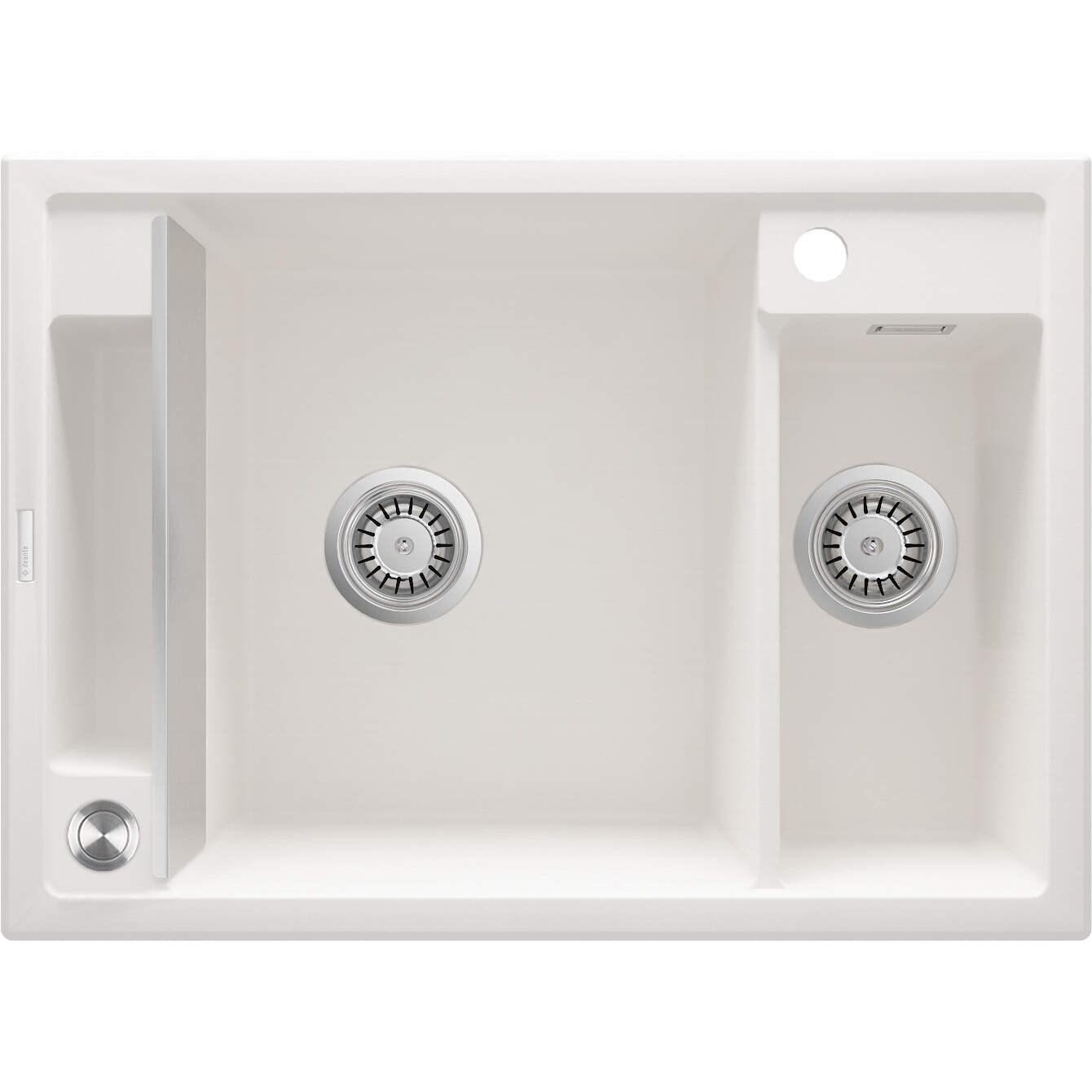 Deante Grigio Lavello, Zlewozmywak Magnetic Granitowy Magnetyczny (Lavello Montato)