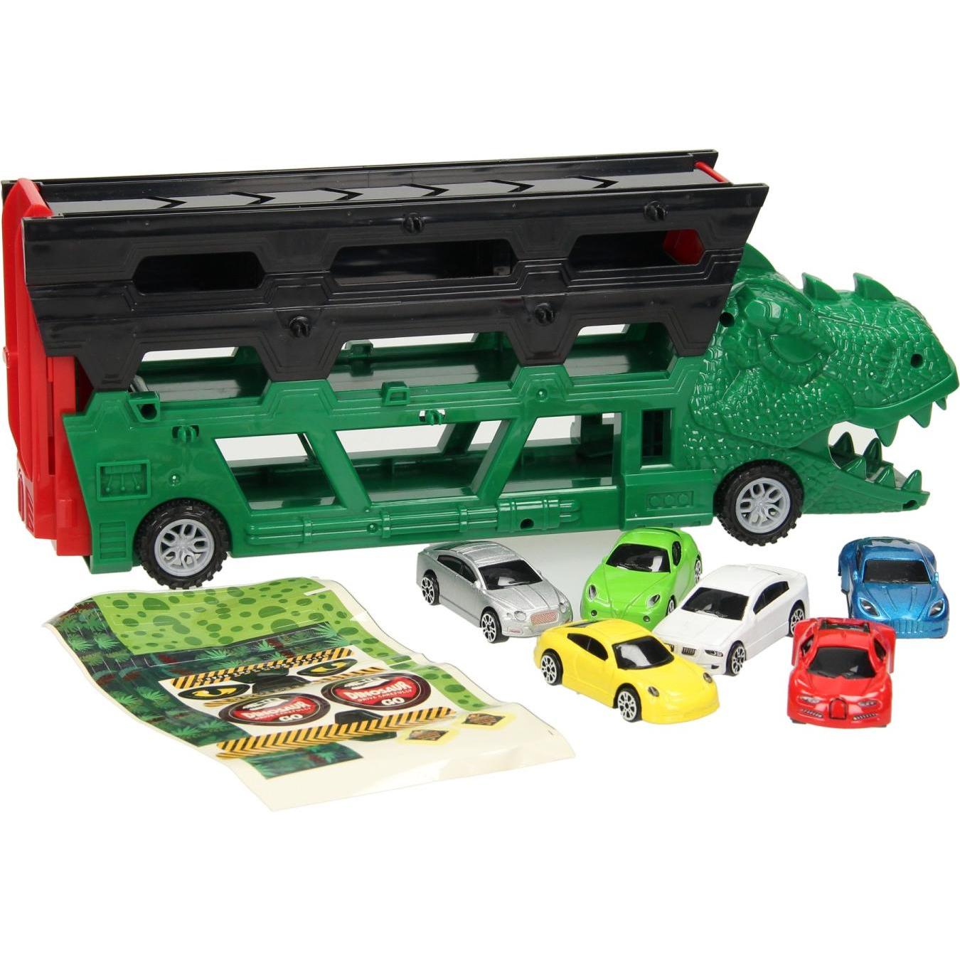 Lobbes Dino-Transporter mit Startfunktion, 7-tlg. (66458756)