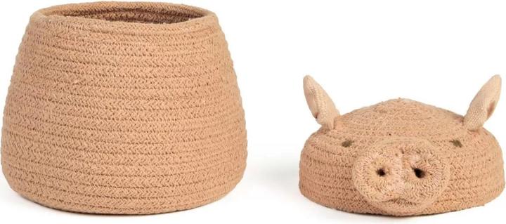 Produktbild Lorena Canals Mini Korb Peggy the Pig