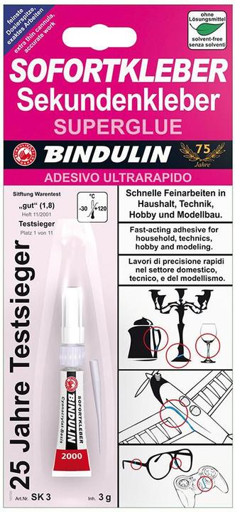 Produktbild Bindan-P Sofortkleber 3g SK3