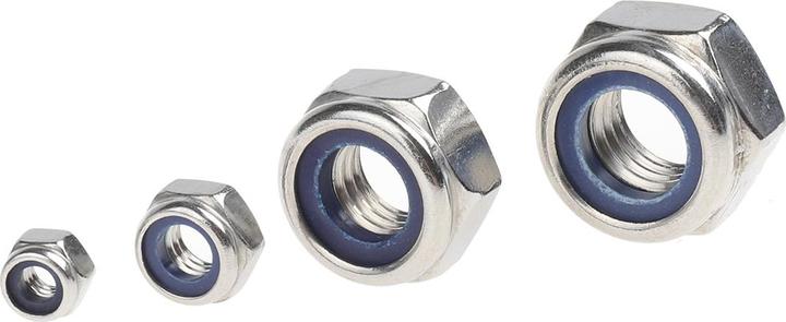 Immagine prodotto RS PRO Assortimento di dadi A4 M3 - M12 (M6, M8, M5, M4, M10, M3, M12)