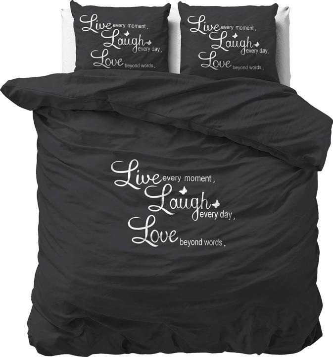 Image du produit Sleeptime Housse de couette Live, laugh and love (Housse de couette, 240 x 220 cm)