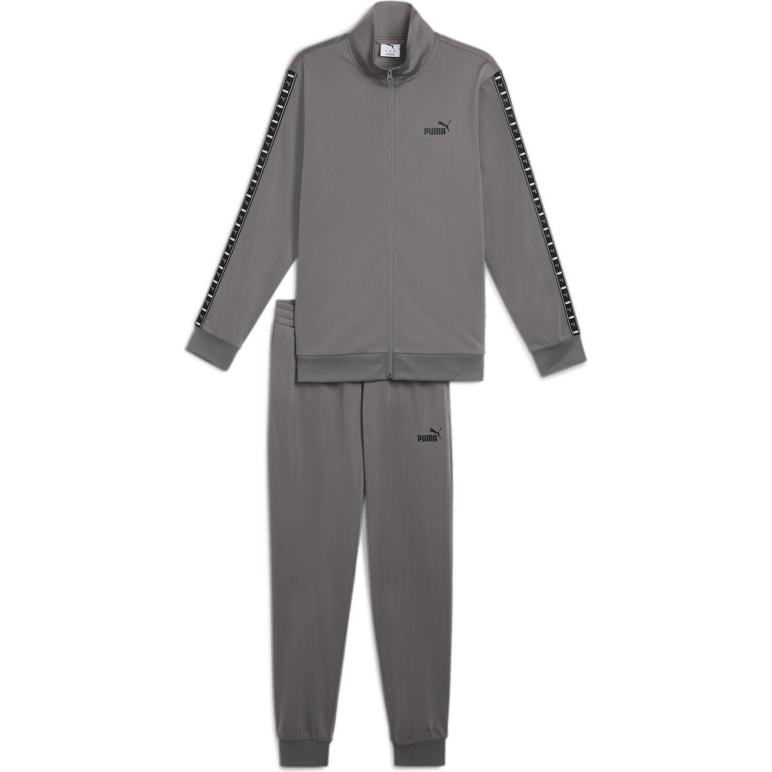 Puma, Damen, Laufjacke, Poly Tape Suit (S), Grau, S