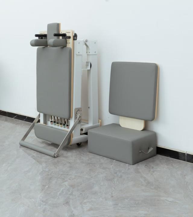 Actual product image Extralink Professionelles Pilates-Reformer-Bett Aus Aluminium In Grau