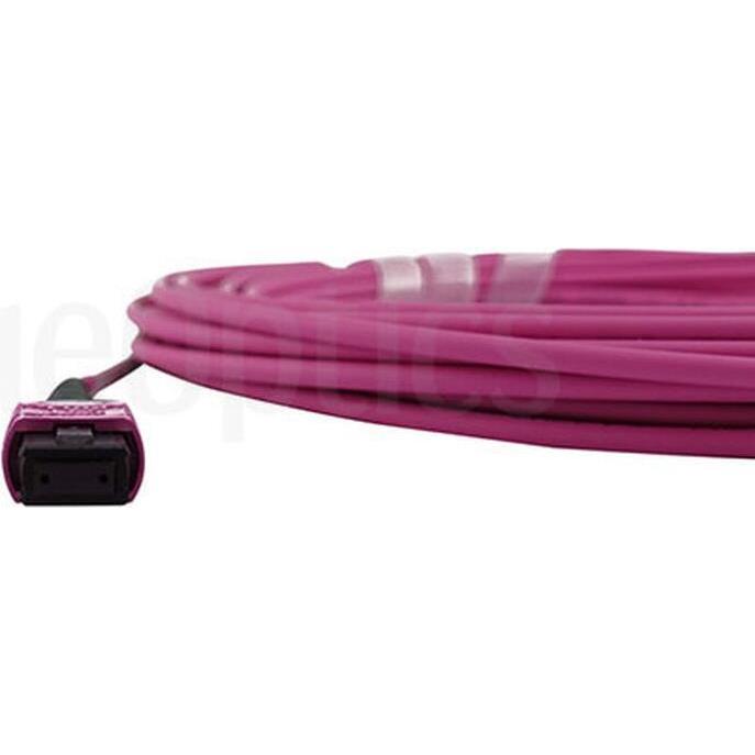 Thumbnail - CBO LWL MPO Trunkkabel OM4 12 Kerne 5 Meter Typ A, Transceiver, Violett