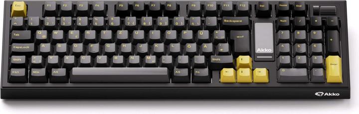 Produktbild Akko 5098B PlusBlack and Gold Gaming Tastatur mit Diplay - V3 Piano Pro (DE, Kabelgebunden, Kabellos)