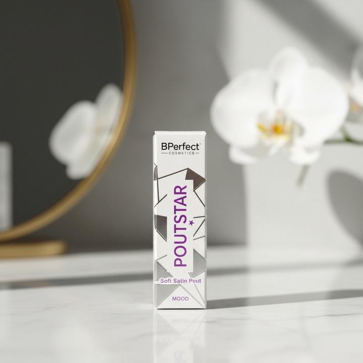 Produktbild BPerfect Cosmetics Make-Up Unisex Poutstar Satin Lipstick Mood 3.5 Gr (Mood)