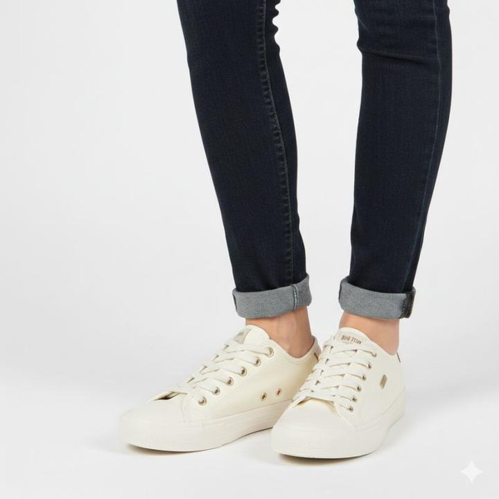 Image du produit Big Star Damen-Sneaker aus Textil, beige (40)