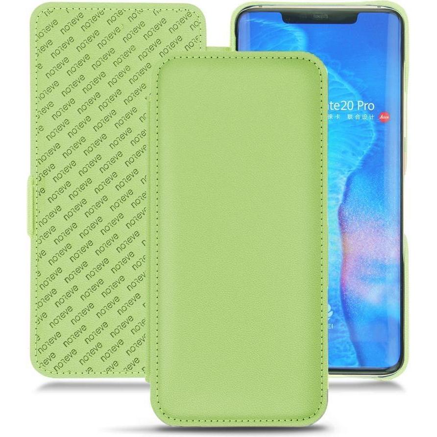 Noreve Lederschutzhülle horizontal (Huawei Mate 20 Pro), Smartphone Hülle, Grün