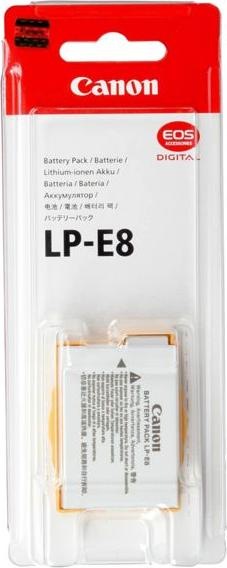 Actual product image Canon LP-E8 battery for EOS 550D (Rechargeable battery)