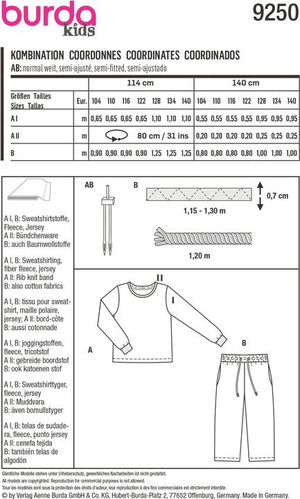 Produktbild Schnittmuster Kombination
